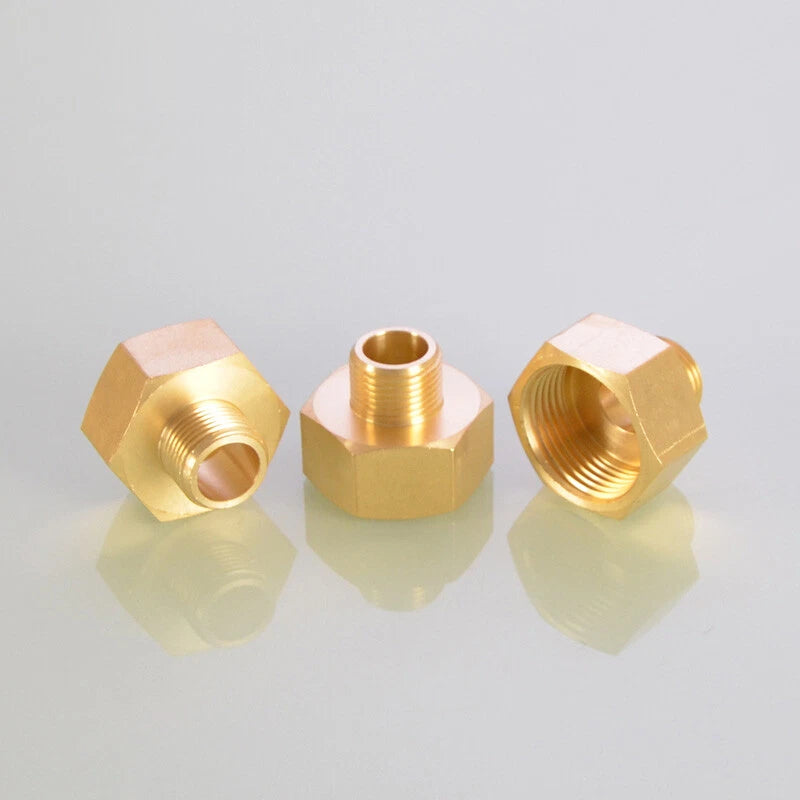Hex Reducer Bushing Female to Male NPT Hose Fitting — 1/8" to 1" Sizes
