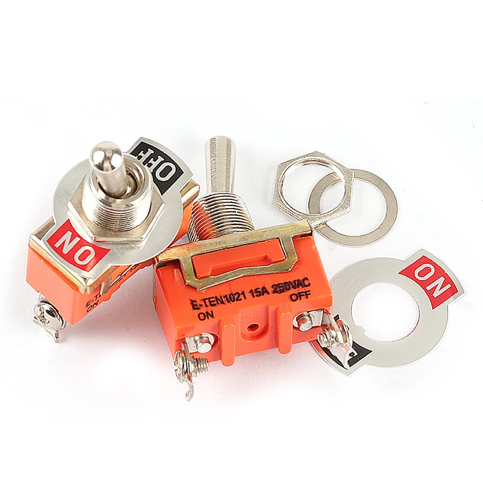 Heavy Duty Toggle Switch — 2 to 12 Position SPST/DPDT, 15A–25A, ON-OFF & ON-OFF-ON