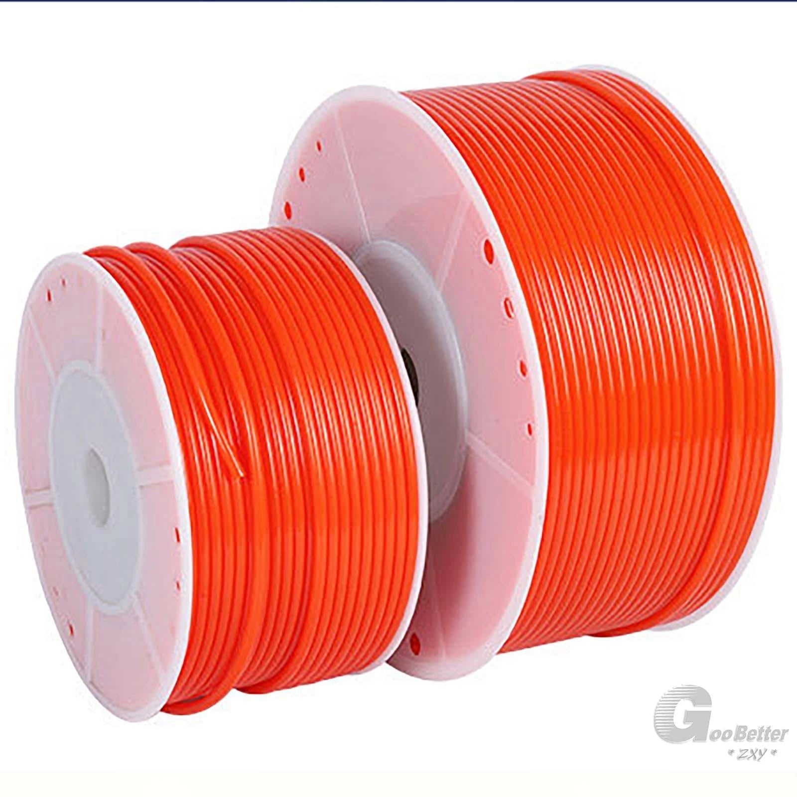 PU Round Hollow Drive Belt — Polyurethane 5mm to 15mm, Connectible, with Brass or Aluminium Buckle Options