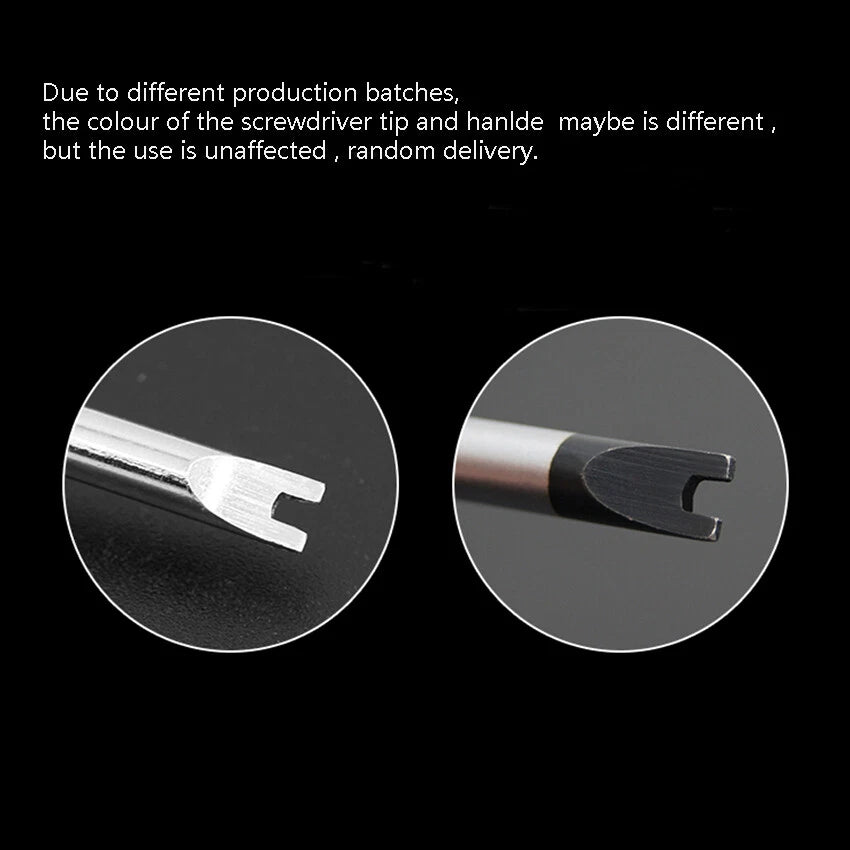 Security Screwdriver Set — Reverse Phillips, Y-Type, Triangle & Metric Bits