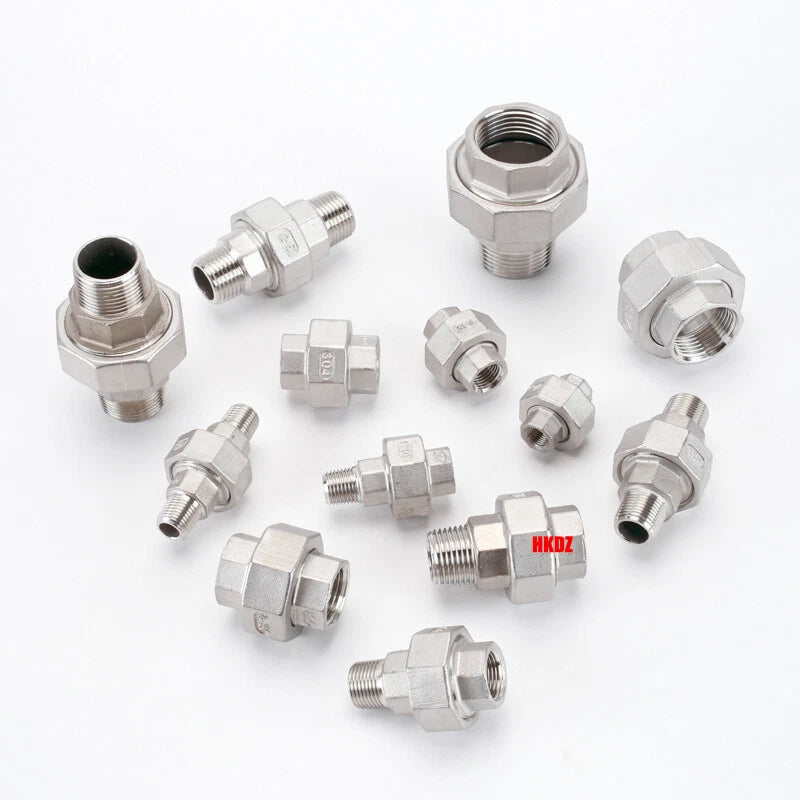 BSP Reducing Fittings 304 Stainless Steel Male Female Adaptor Straight Nipples