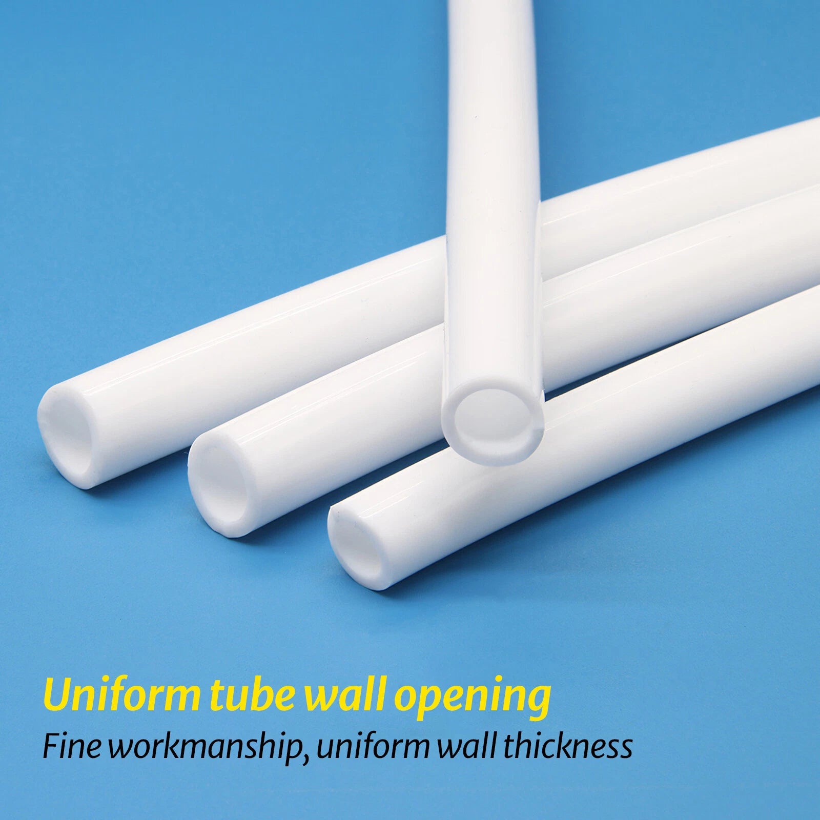 Food Grade White Silicone Tube Hose Pipe – Soft Flexible Rubber, ID 1–25mm
