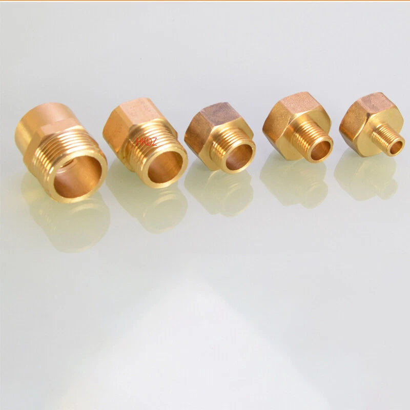 1 8" BSP Brass Reducing Fittings Female To Male Thread Connector Adaptor Coupler