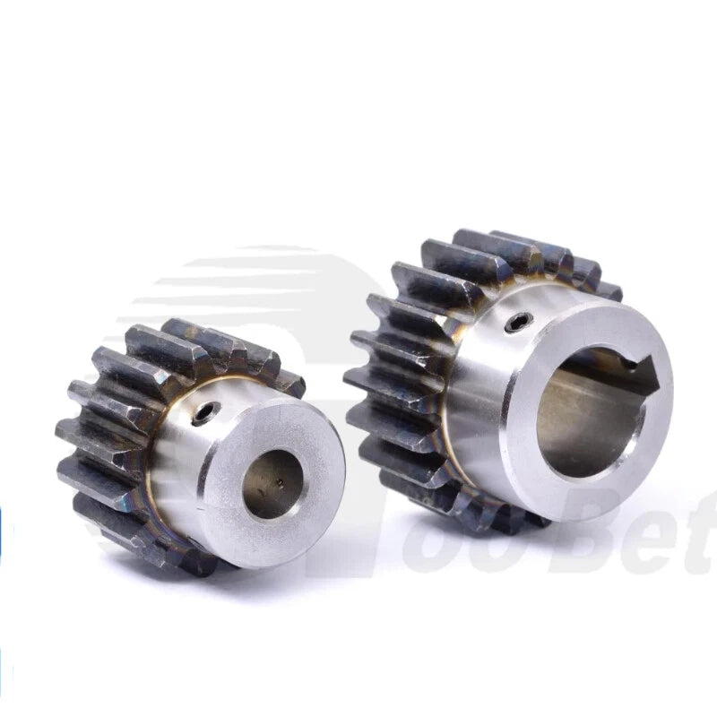 Mod 2 Spur Gear C45 Steel with Hub 12 - 60 Tooth Motor Pinion Hardened Precision