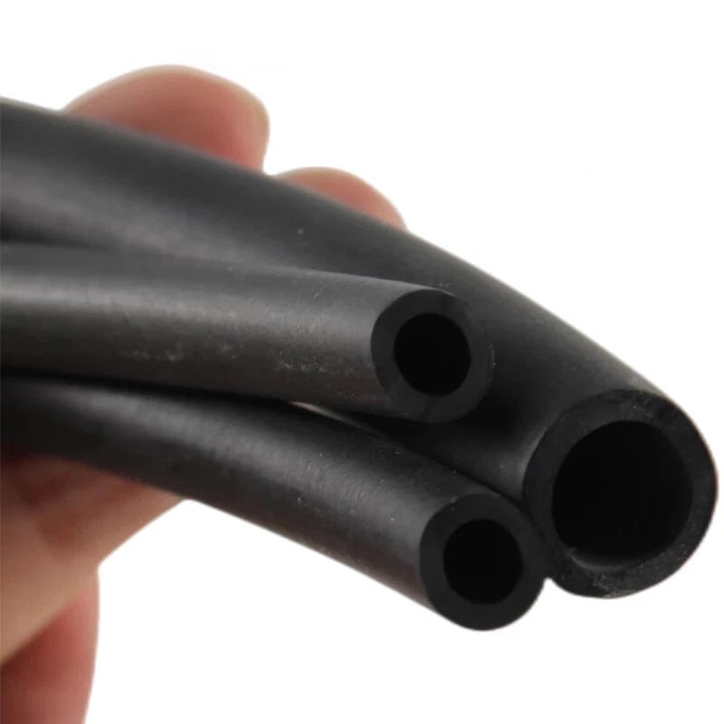 Black Fluorine Rubber Tube Fuel Hose OD 4-38mm,Oil Line Fuel Pipe Tubing Petrol