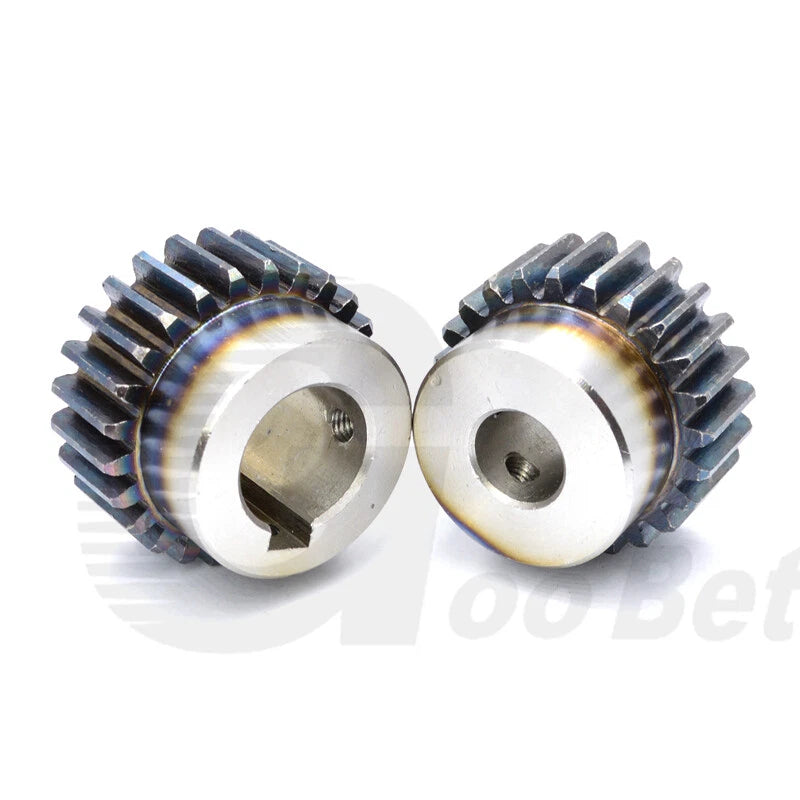 Spur Gear C45 Steel Mod 1.5 with Hub 12-60 Tooth Motor Pinion Hardened Precision