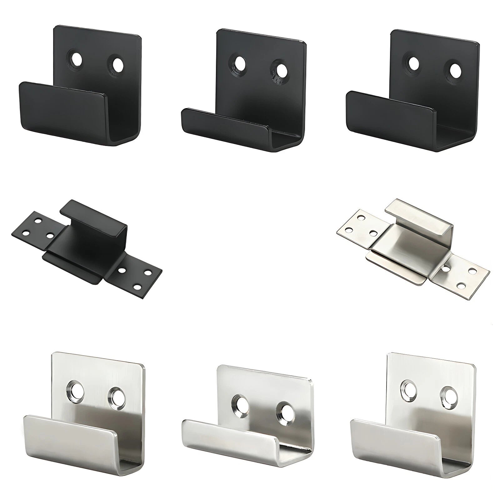 U Shaped Brackets Flat Hooks Stainless Hooks Ceramic Tile Display Bracket