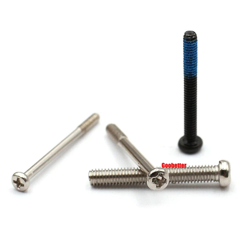 M3 Phillips Pan Head Machine Screws – 3mm to 43mm, Multiple Coatings (100–500 PCS)