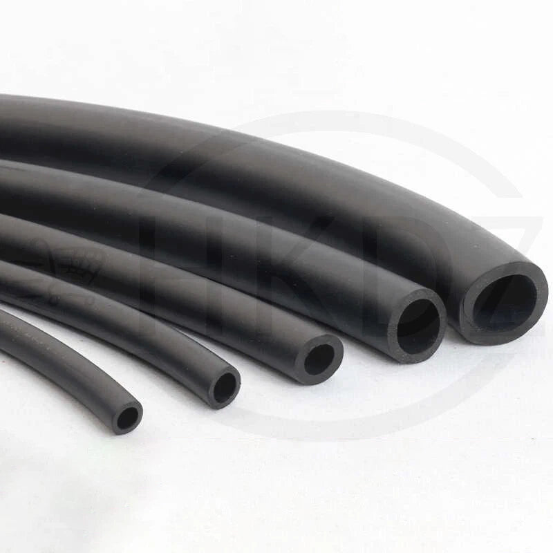 Black Fluorine Rubber Tube Fuel Hose-Engine Petrol,Oil Line Fuel Pipe ID 1 -32mm