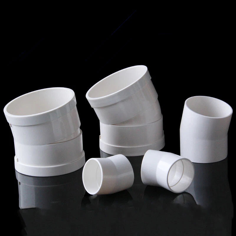 PVC Drain Pipe Connector Inspection Port Drainage Tube Fittings Reducer Adapters