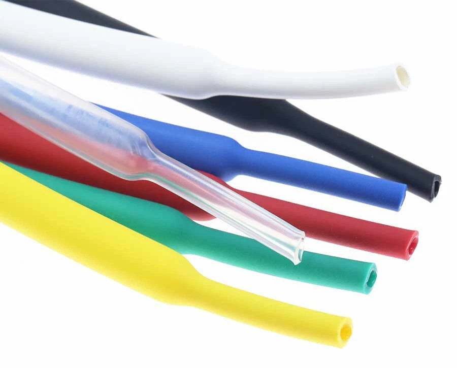 16mm Heat Shrink Tubing 2:1 – 7 Colors, Black White Red Green Yellow Blue Clear