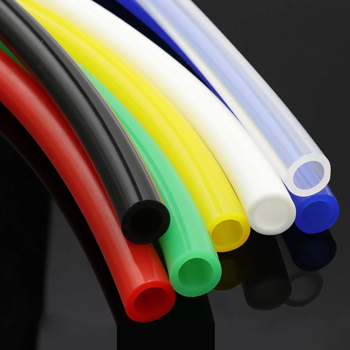 Food Grade Silicone Tubing 3/16" ID x 5/16" OD — Flexible Rubber Hose for Beer, Milk & Beverage Transfer