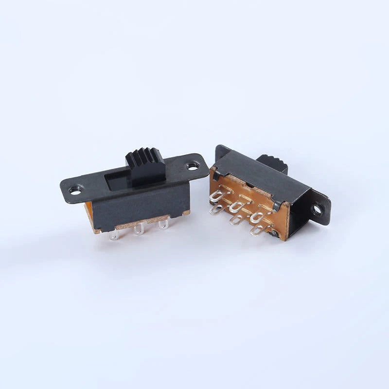 2-Position Mini SPDT PCB Slide Switch 6-Pin (5mm / 6mm) — Micro Interrupt Toggle