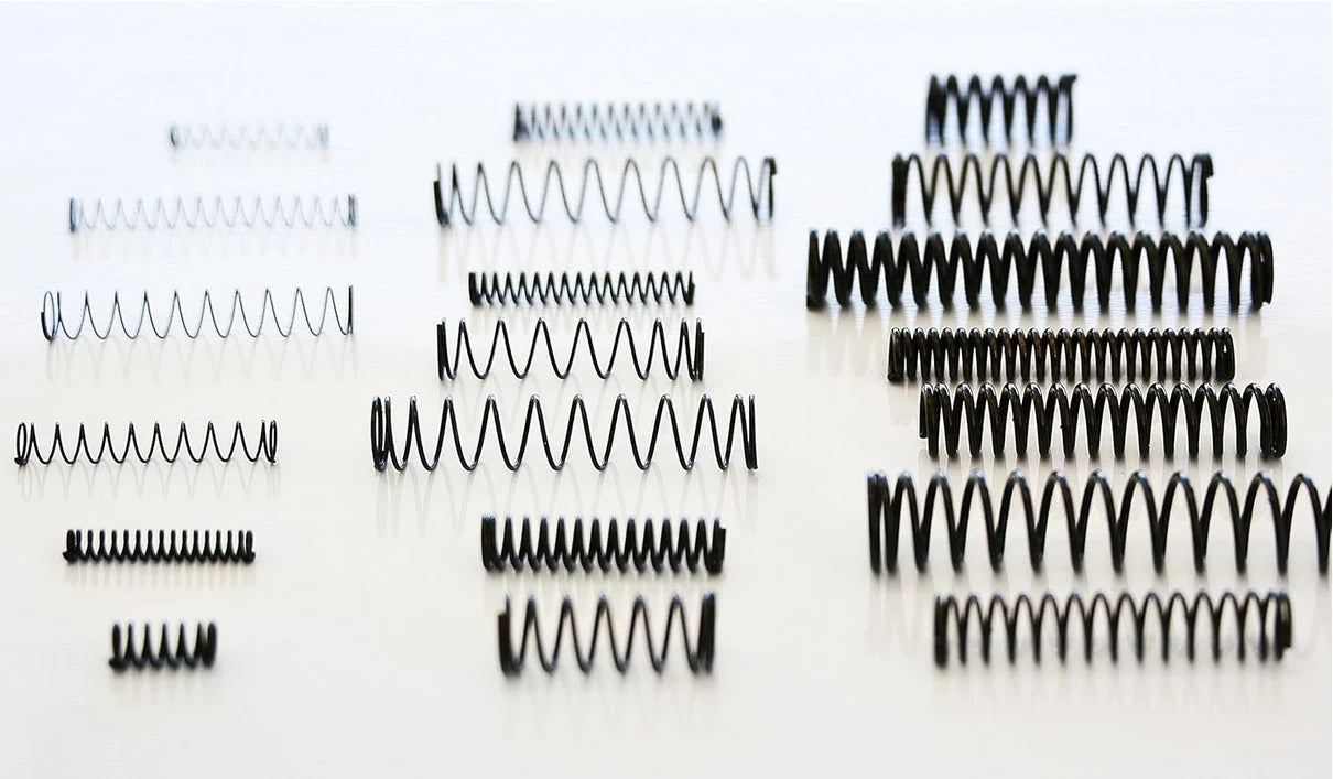 Long 305mm High Carbon Steel Compression Spring Wire Diameter 0.3-2mm OD 3-28mm