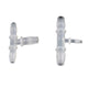Plastic Hose T-Piece Reducer Connector — Vacuum Tee Joiner for Air & Water Lines