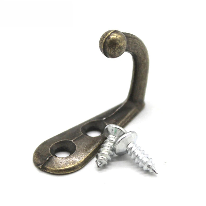 Antique Vintage Classic Cast Iron Hooks 32*12*20.5mm Single-Hook Hat Coat Hook