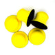 71.5mm Hook & Loop Round Hand Sanding Block — PU Foam Polishing Pad for 3‑Inch Sandpaper Discs