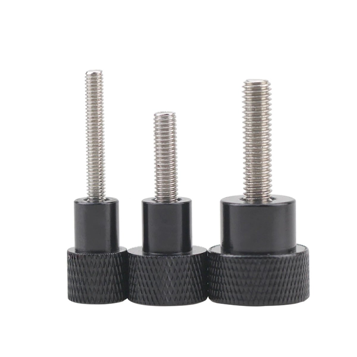 M10 Knurled Thumb Screws – A2 Stainless Steel + Anodised Aluminium Hand Grip Knob Bolts (DIN 464) - HomeDIYer