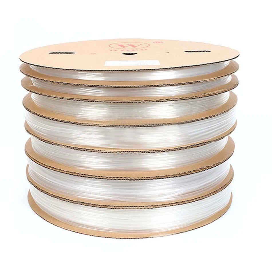 Clear Heat Shrink Tubing 2:1 – Transparent Electrical Sleeving 0.6mm to 80mm