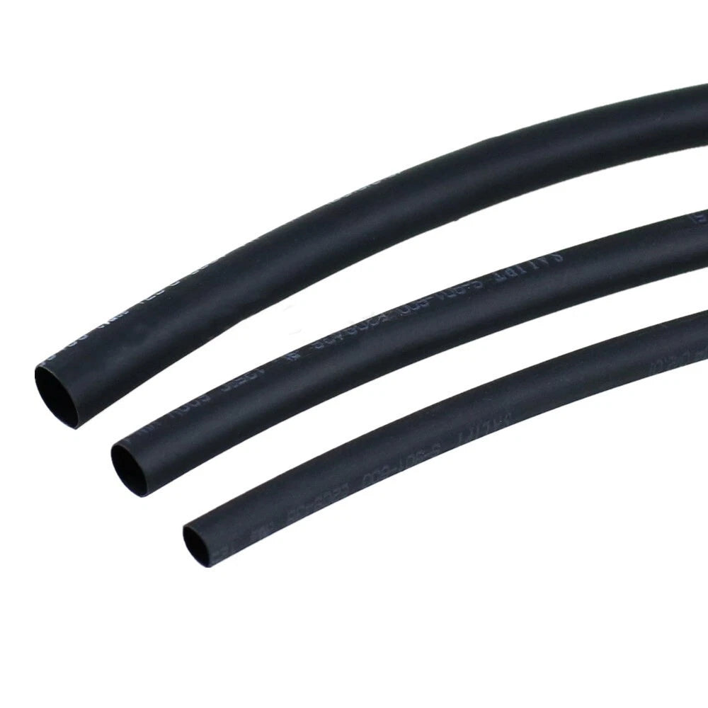 2:1 Black Heat Shrink Tubing 0.6–80mm Diameter — 1 Meter