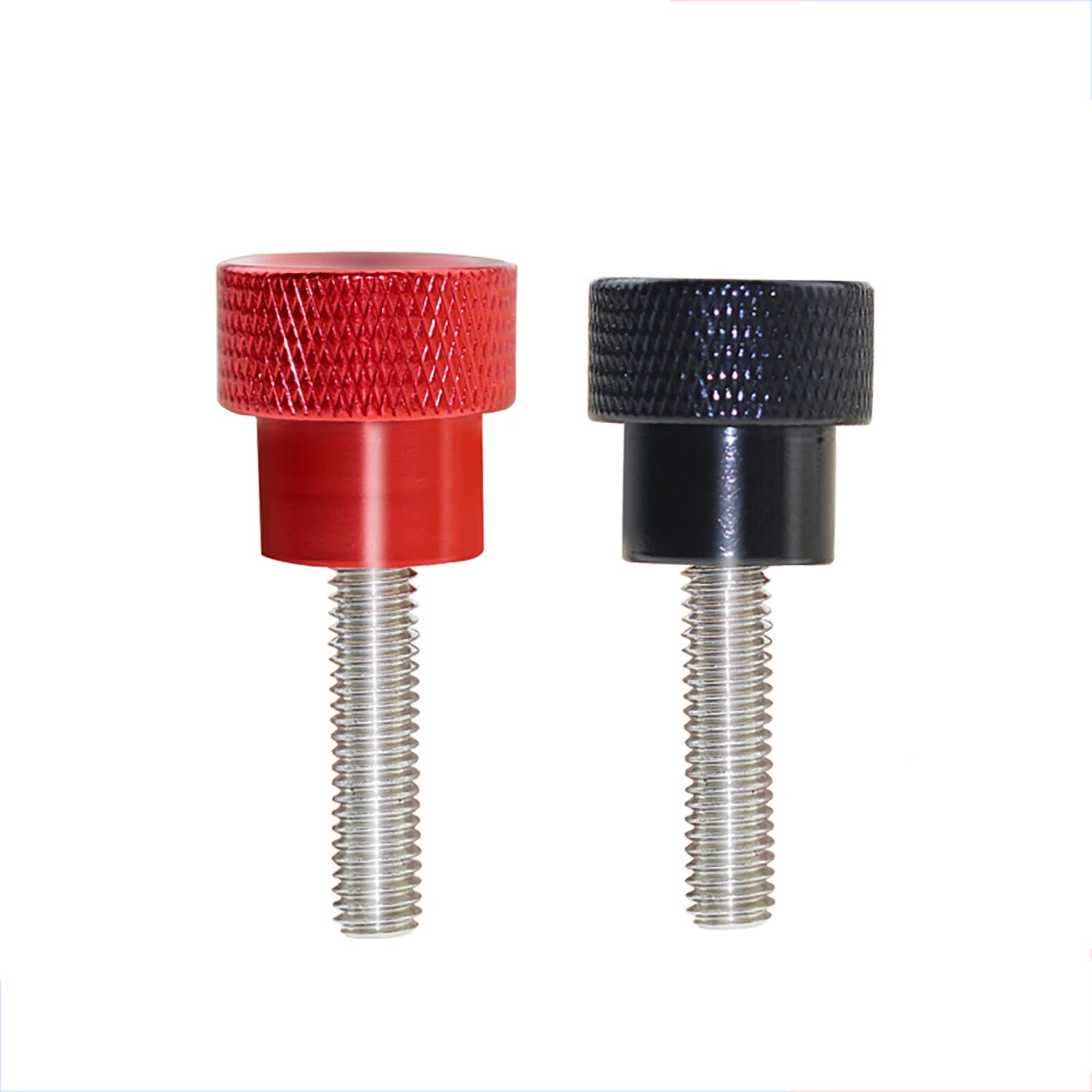 M8 M10 Steps Knurled Thumb Screws, Aluminium Handle + Stainless Steel Thread Rod