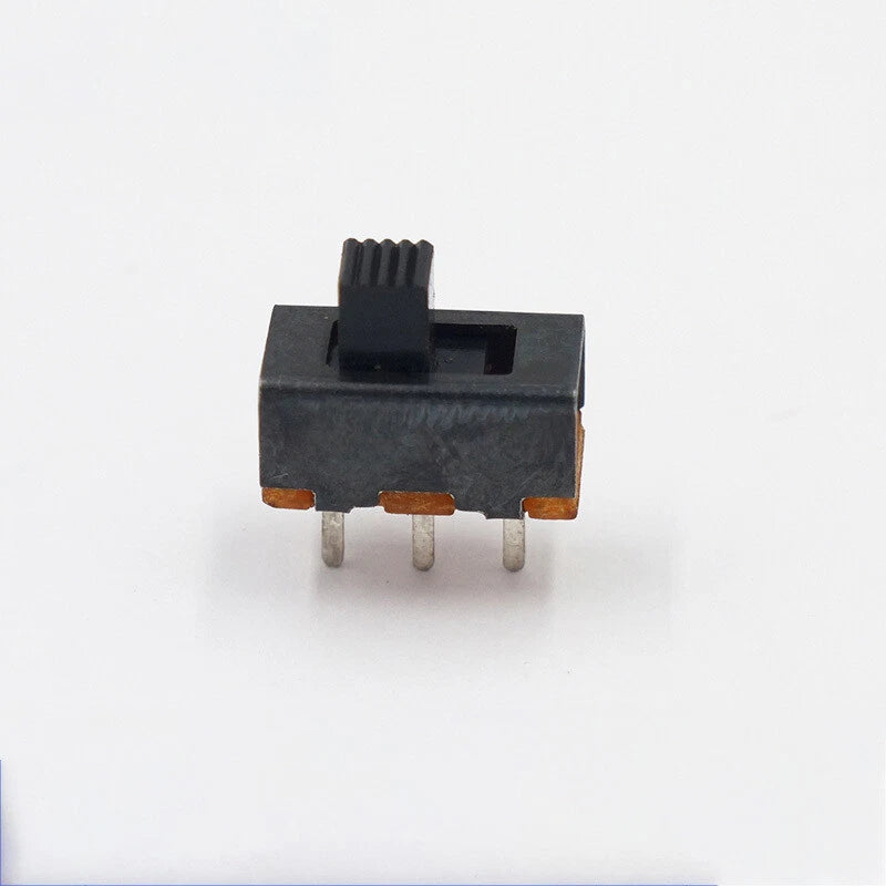 3-Pin SPDT PCB Slide Switch — 2-Position Mini Toggle, 2/3/4mm Handle Height