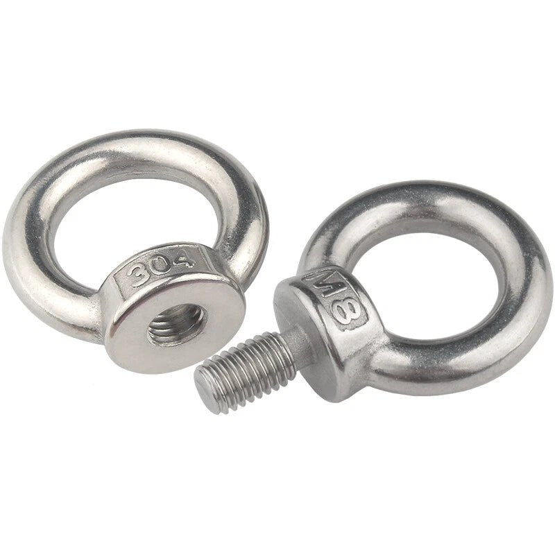 304 Stainless Steel Ring Eye Bolt & Eye Nut — M3 to M36, Screws & Nuts - HomeDIYer