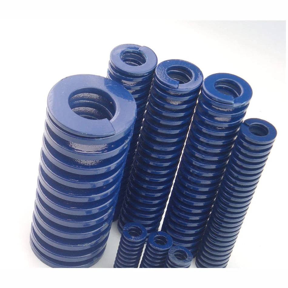 Blue Light Load TL Compression Die Mould Spring OD 25/30/35/40mm Length 20-300mm