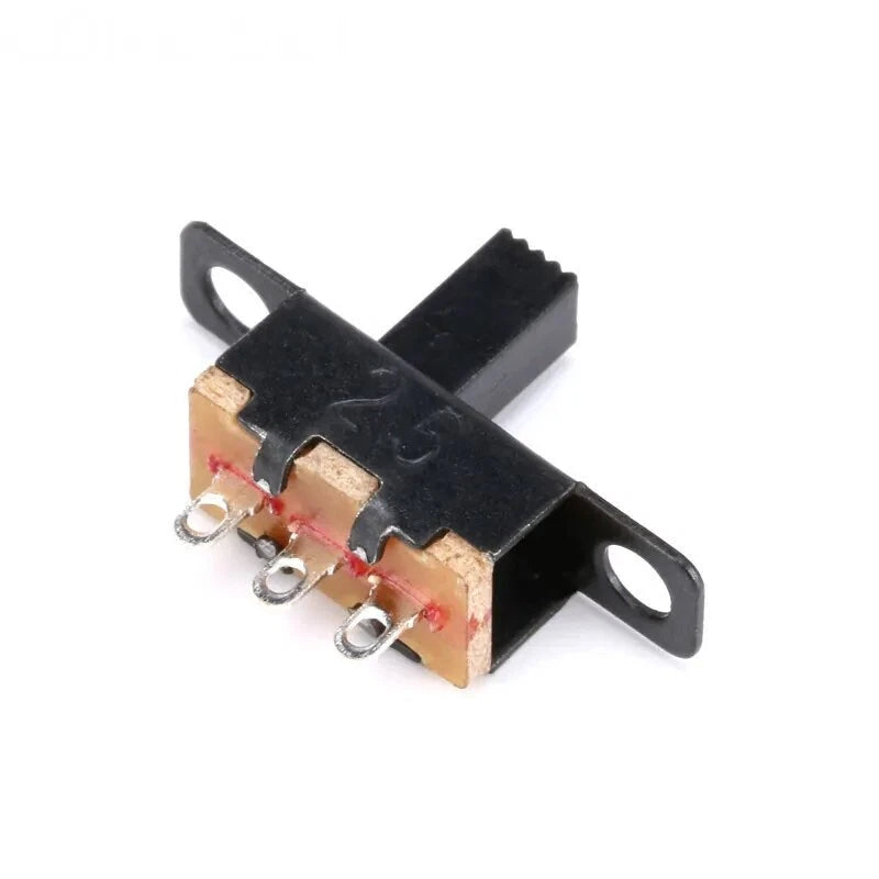 SS12F15VG6 Small Slide Toggle Switch 3-Pin 2-Position — 10 Pack