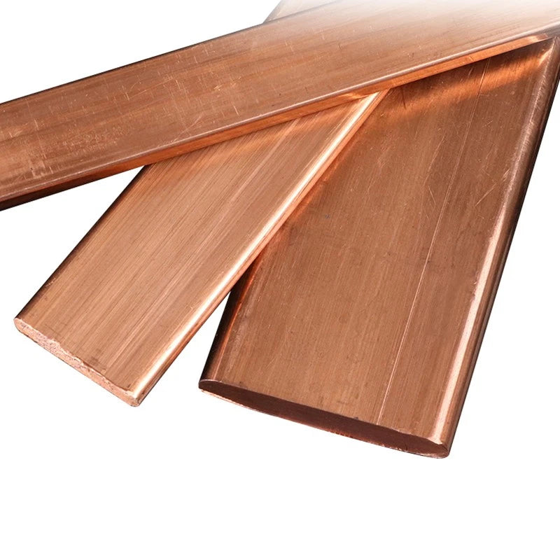 T2 Copper Flat Bar Pure Cu Electrical Copper Bus Bar Strip Metal Sheet 100/200mm