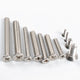M1.6–M4 Phillips Wafer Flat Head Machine Screws – 304 Stainless Steel, Fully Threaded (3–70mm)