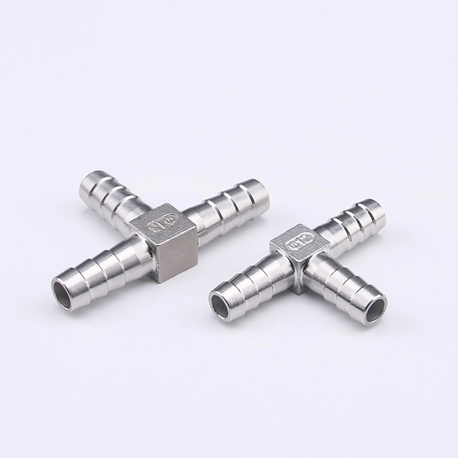 304 Stainless Steel Barbed Tee Hose Fitting — T-Piece Pipe Connector