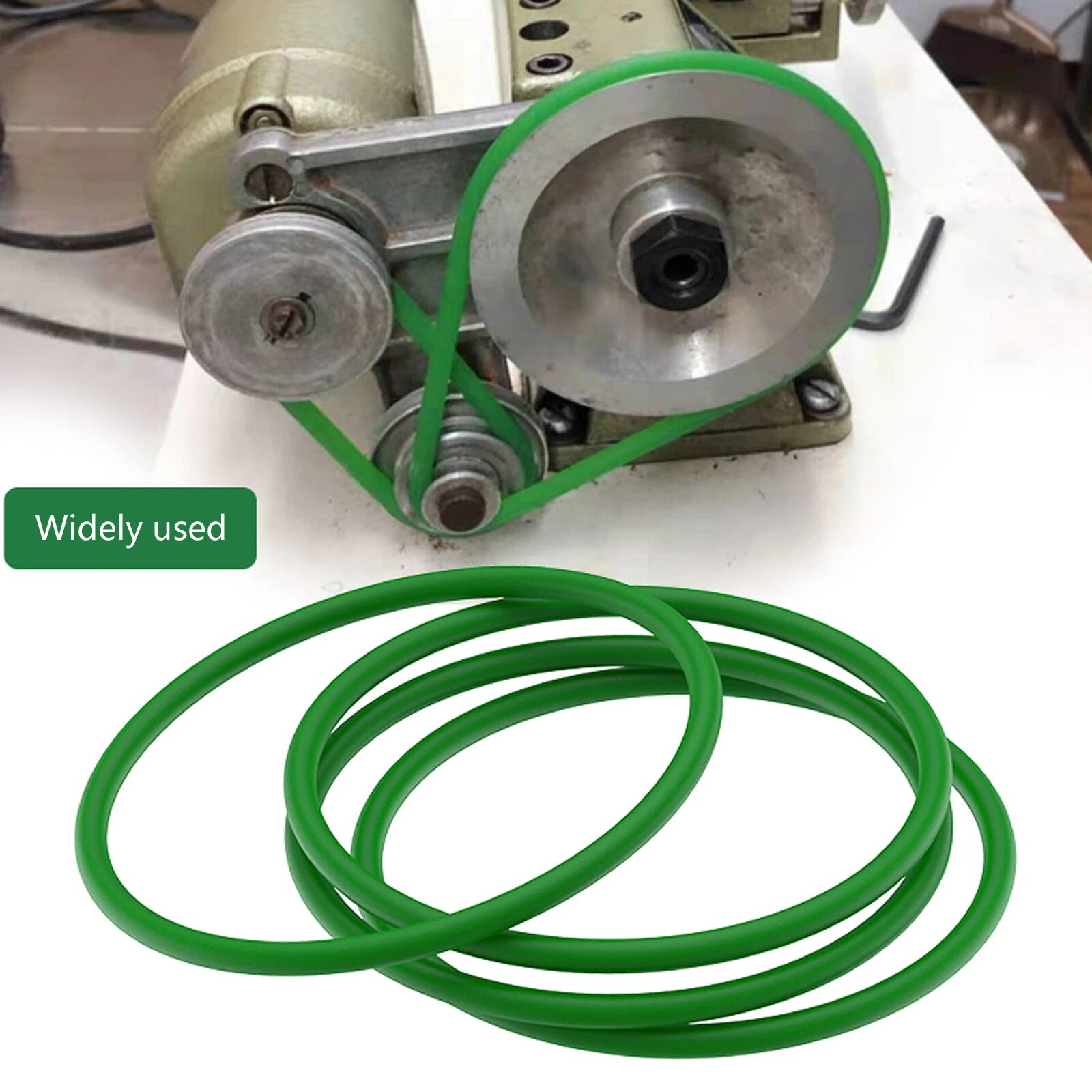 PU Round Belt Polyurethane Closed Loop Drive Belt — 4, 5, 6, 8, 10mm Diameter
