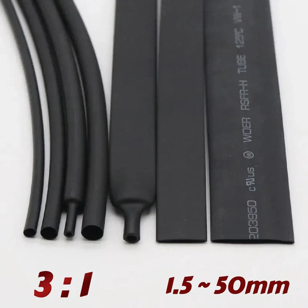 3:1 Ratio Heat Shrink Tubing – Standard & Glue Lined | φ1.5mm–φ50mm