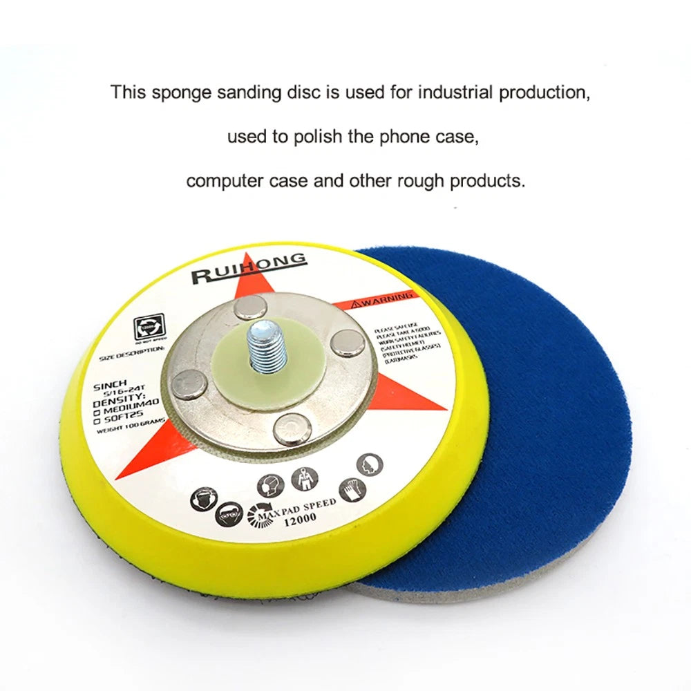 4 "（100mm）Hook & Loop Sponge Sandpaper Wet and Dry Sanding Discs 300-3000 Grit