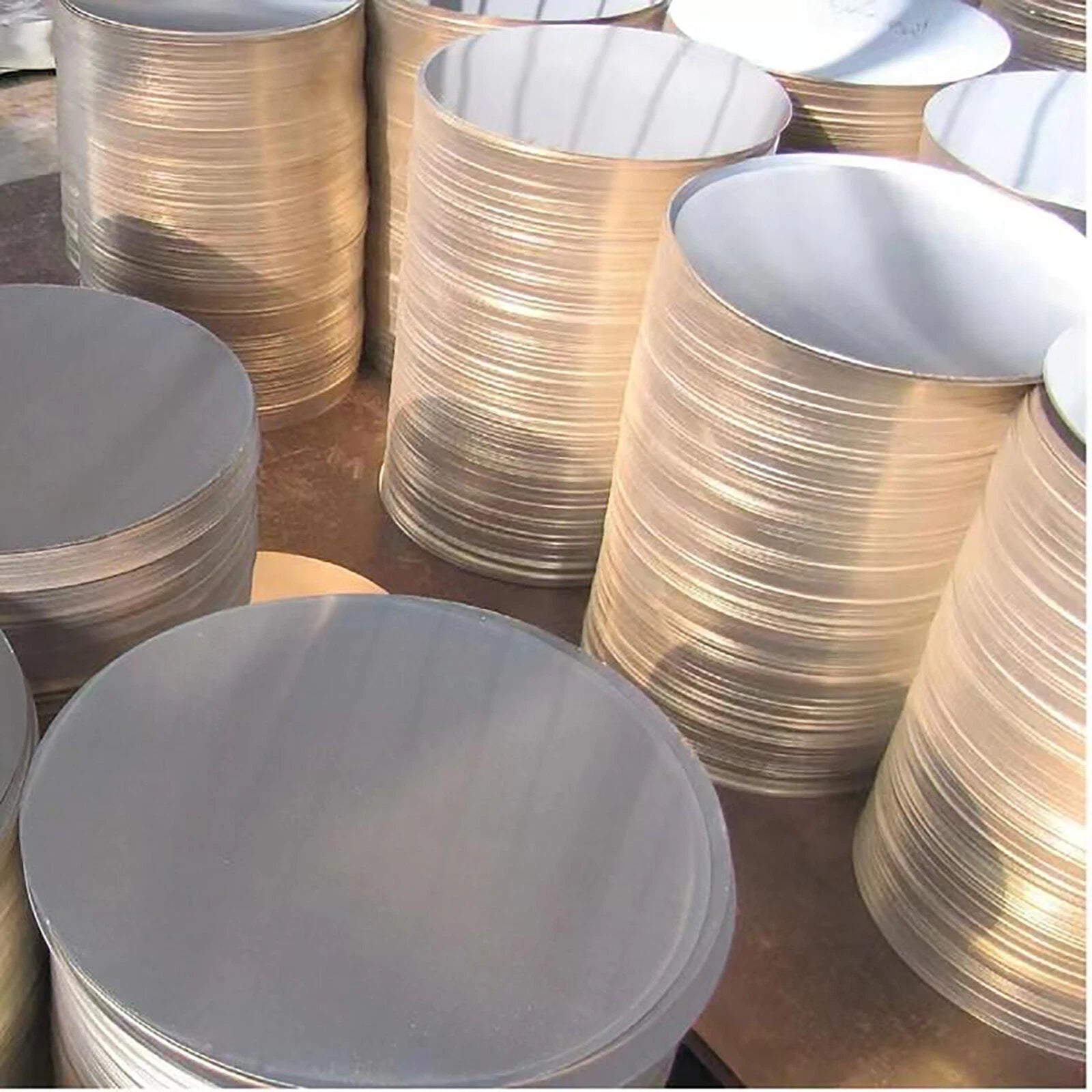 Round Aluminum Sheet Disc Plate  1/1.2/2/2.5~6mm Thick Aluminium Discs 50~400mm