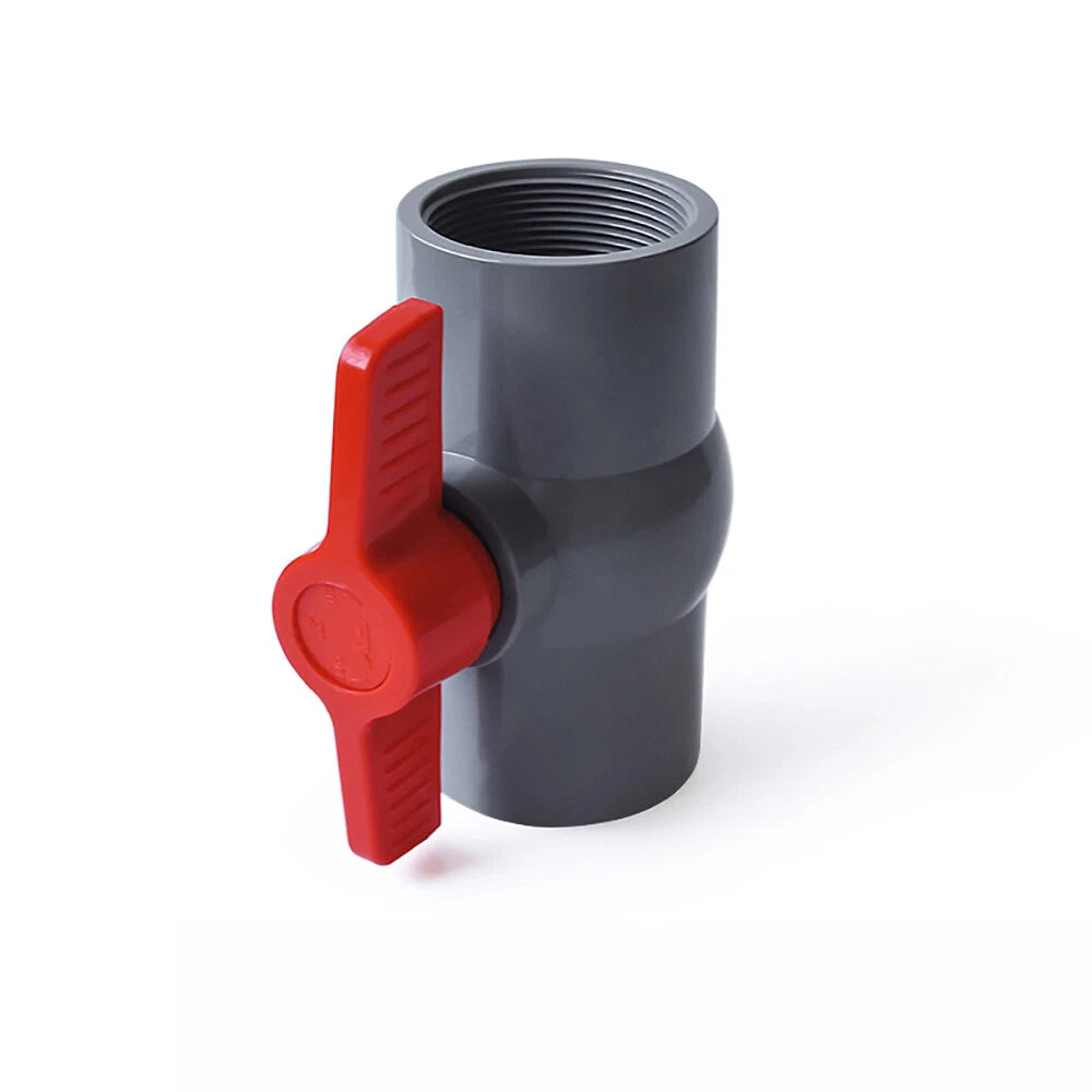 PVC Pipe Fittings Ball Valve Socket Solvent Weld Female Threaded 20mm - 90mm