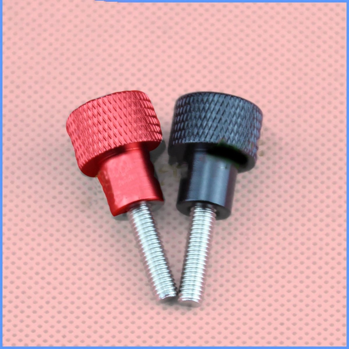 1/4" Knurled Thumb Screws & Thumb Nuts – Aluminum + Stainless, Red Black Silver, Camera & PC - HomeDIYer
