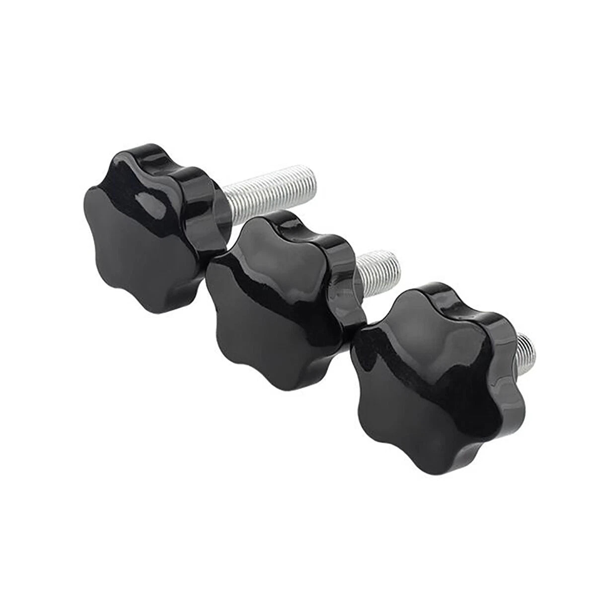 M8/M10/M12 Plastic Thumb Screws – 48mm Six-Petal Flower Knob Bolt