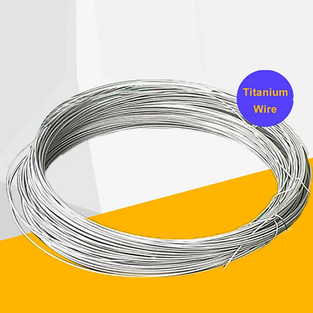 Pure Titanium Wire TA2-TA4 Ti Metal Wire Dia. 0.2mm - 3mm Round Solid Uncoated