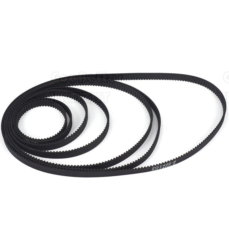GT2 Closed Loop Timing Belt — 6 mm Width, 2 mm Pitch, 340–1000 mm for CNC & 3D Printer
