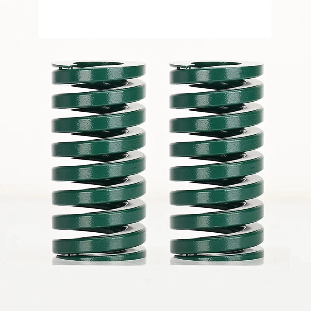 Green Heavy Load Duty Compression Die Spring 8-40mm Outer Dia & Up To 300mm Long