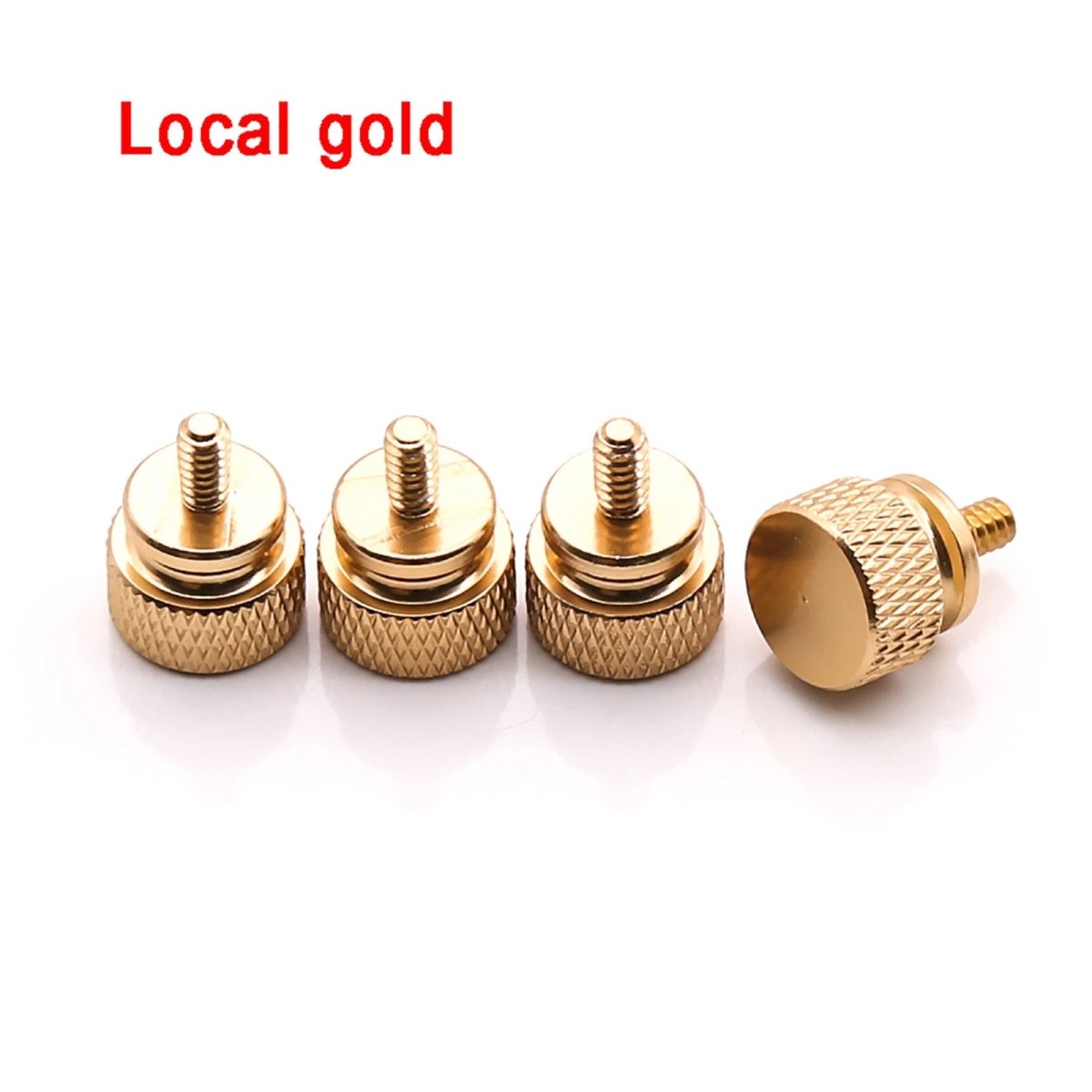UNC 6 - 32 Anodized Aluminum Knurled Thumb Screws – 6mm, for PC Computer Case (Toolless) - HomeDIYer