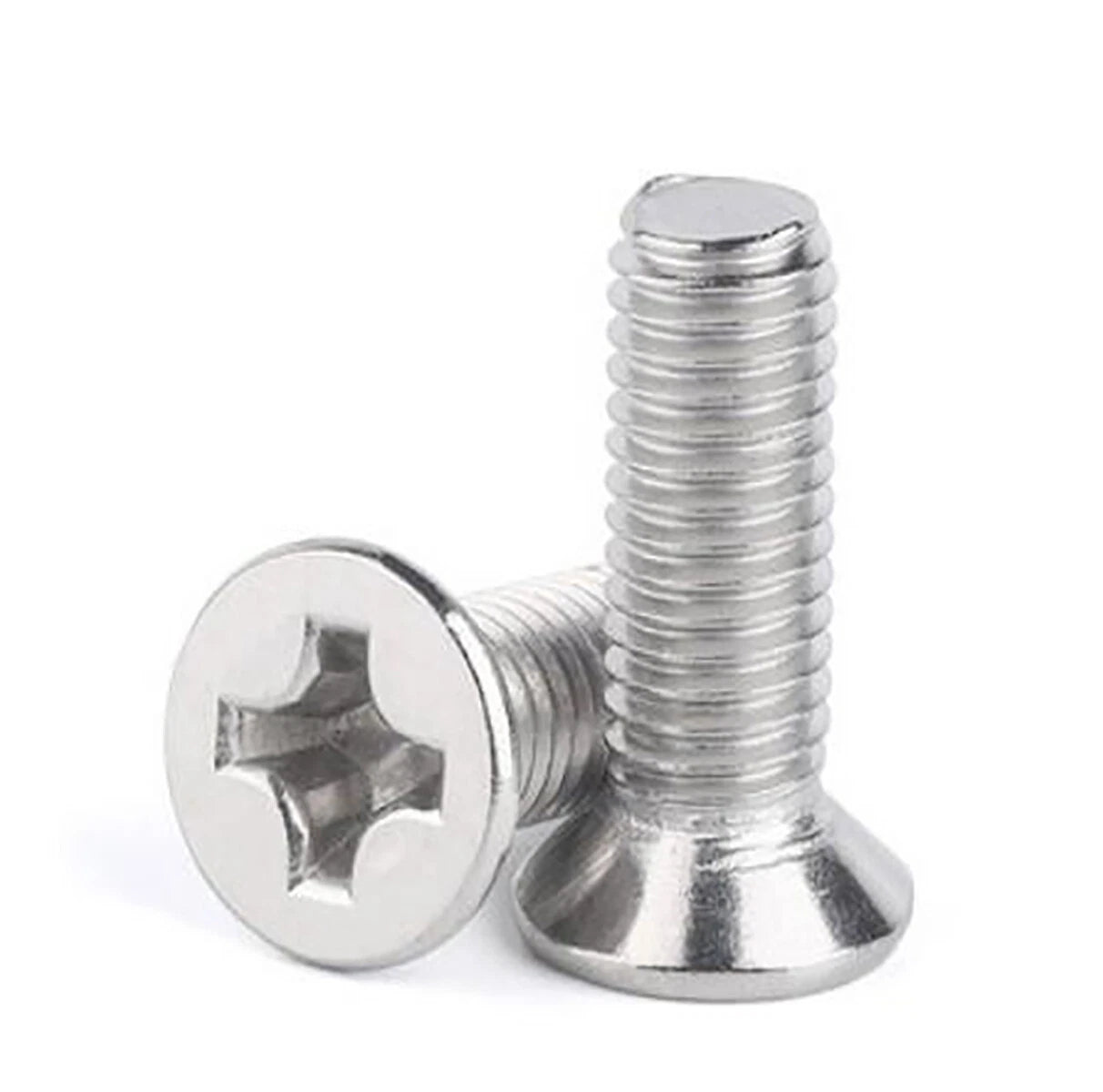 Phillips Flat Head Machine Screws UNC #2-56 to #10-24 – A2 304 Stainless Steel