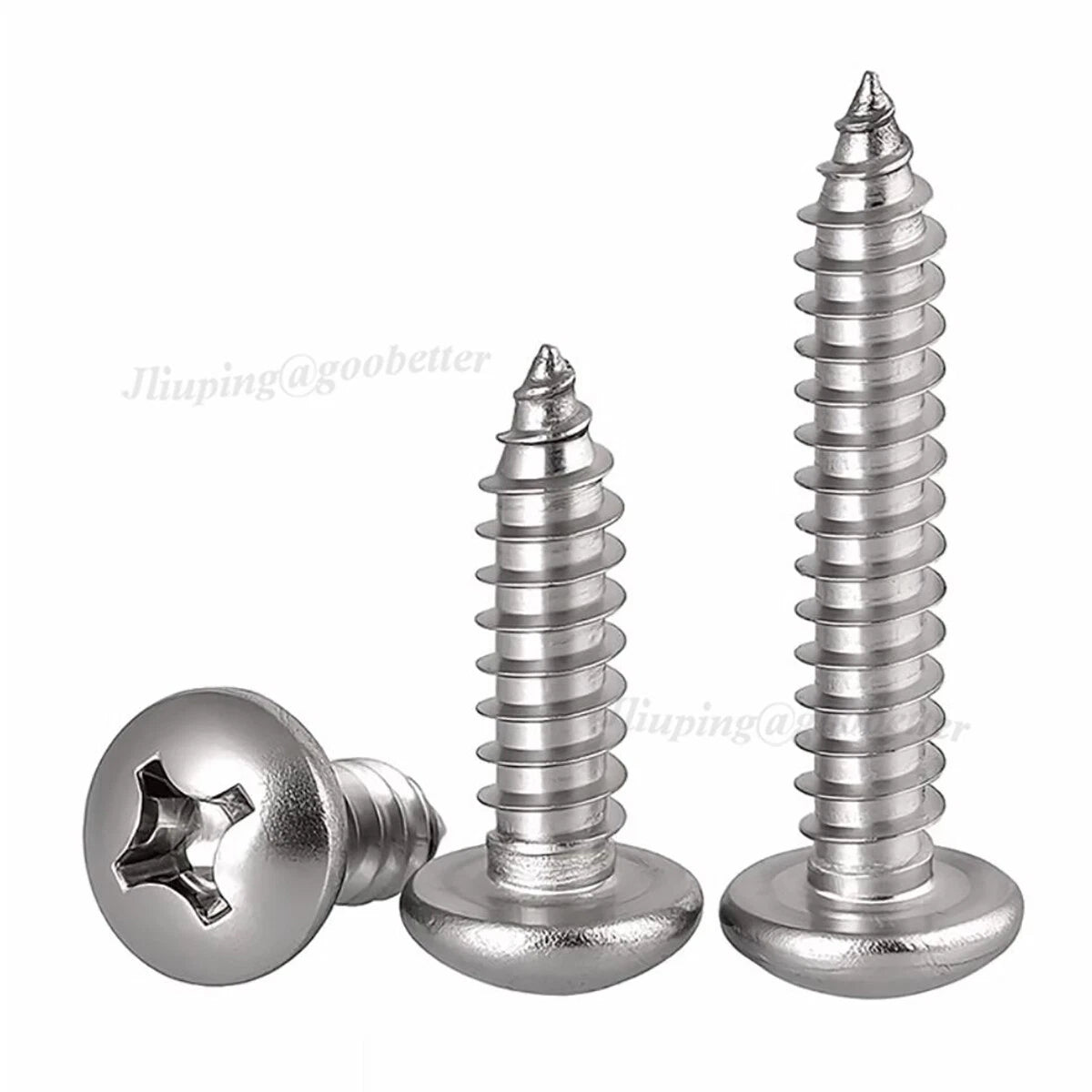 M1–M8 Phillips Pan Head Self Tapping Screws – A2 304 Stainless Steel