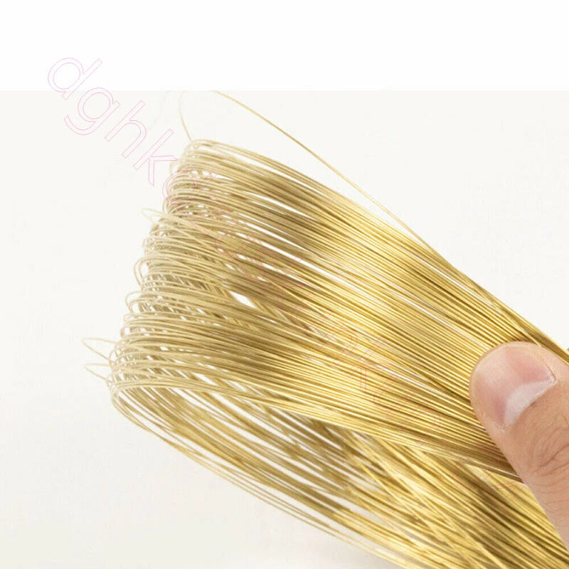 H62 Bare Brass Wire Brass Thin Wire Round Bar Diameter Φ0.3/ 0.5/0.8/1mm~Φ3mm