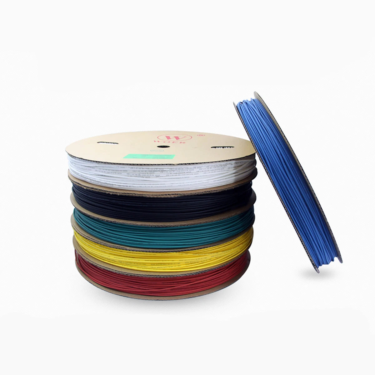 2:1 Heat Shrink Tubing – 3.5mm to 7mm, 7 Colors, Weatherproof Wire Sleeving