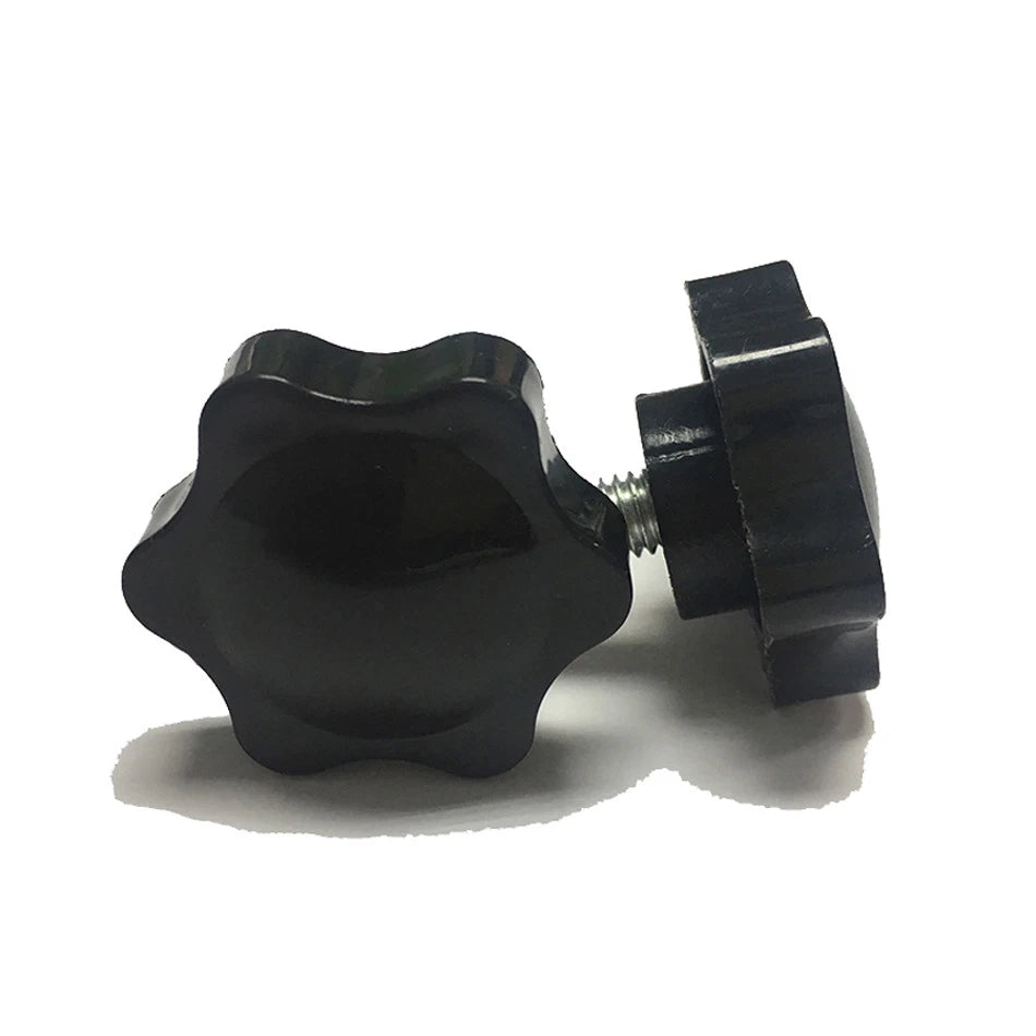 Plastic Black Rosette Thumb Screws M6 M8 Knobs Bolt Star Knob Thumbscrews