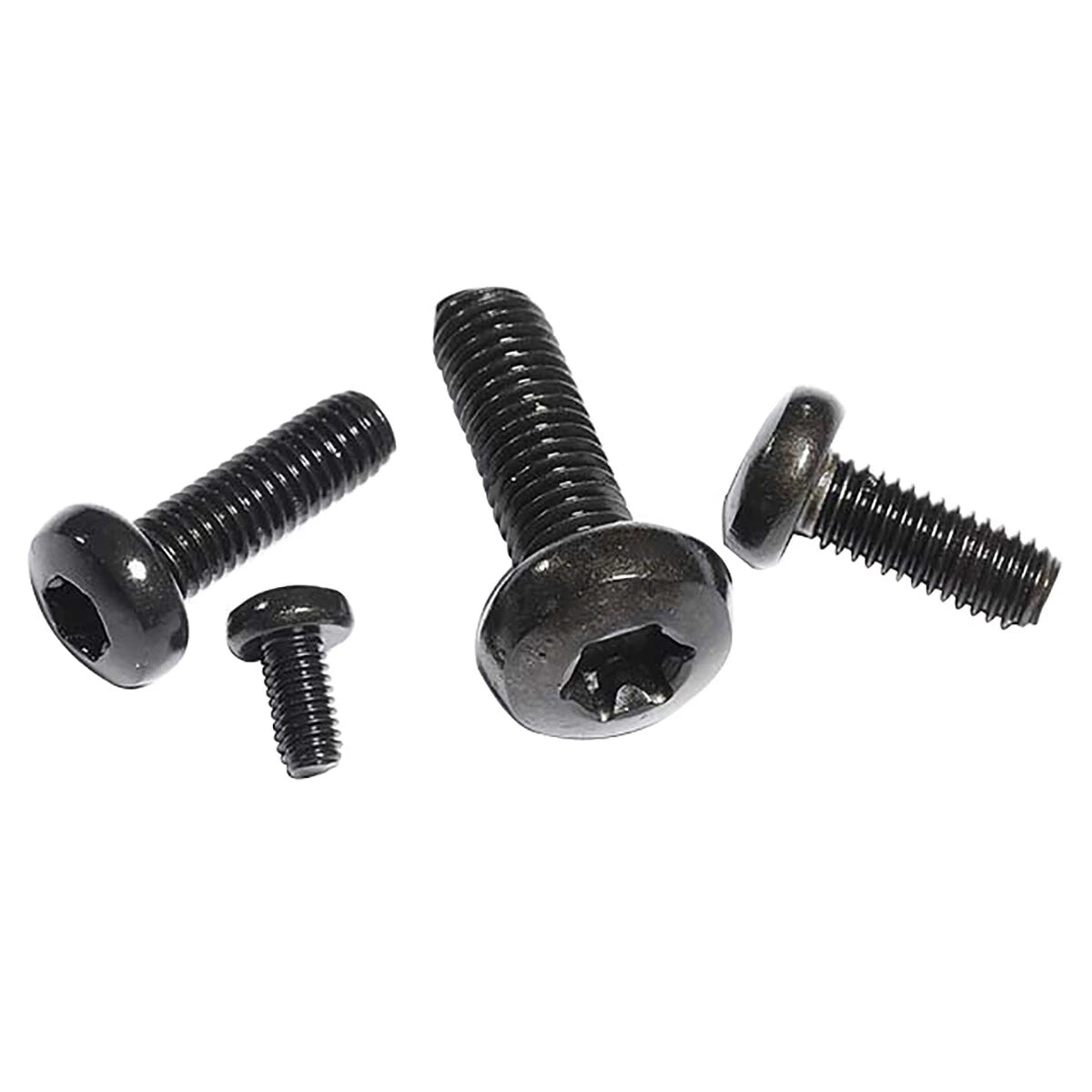 Black A2 Stainless Steel Button Head Security Torx Machine Screws M2 M2.5 M3 M4 M5 M6 — Tamper-Resistant, 3mm to 50mm