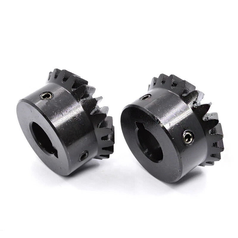Straight Bevel Gear 1:1 Ratio 1 1.5 2 Mod 20-30T Transmission Gear 45# Steel